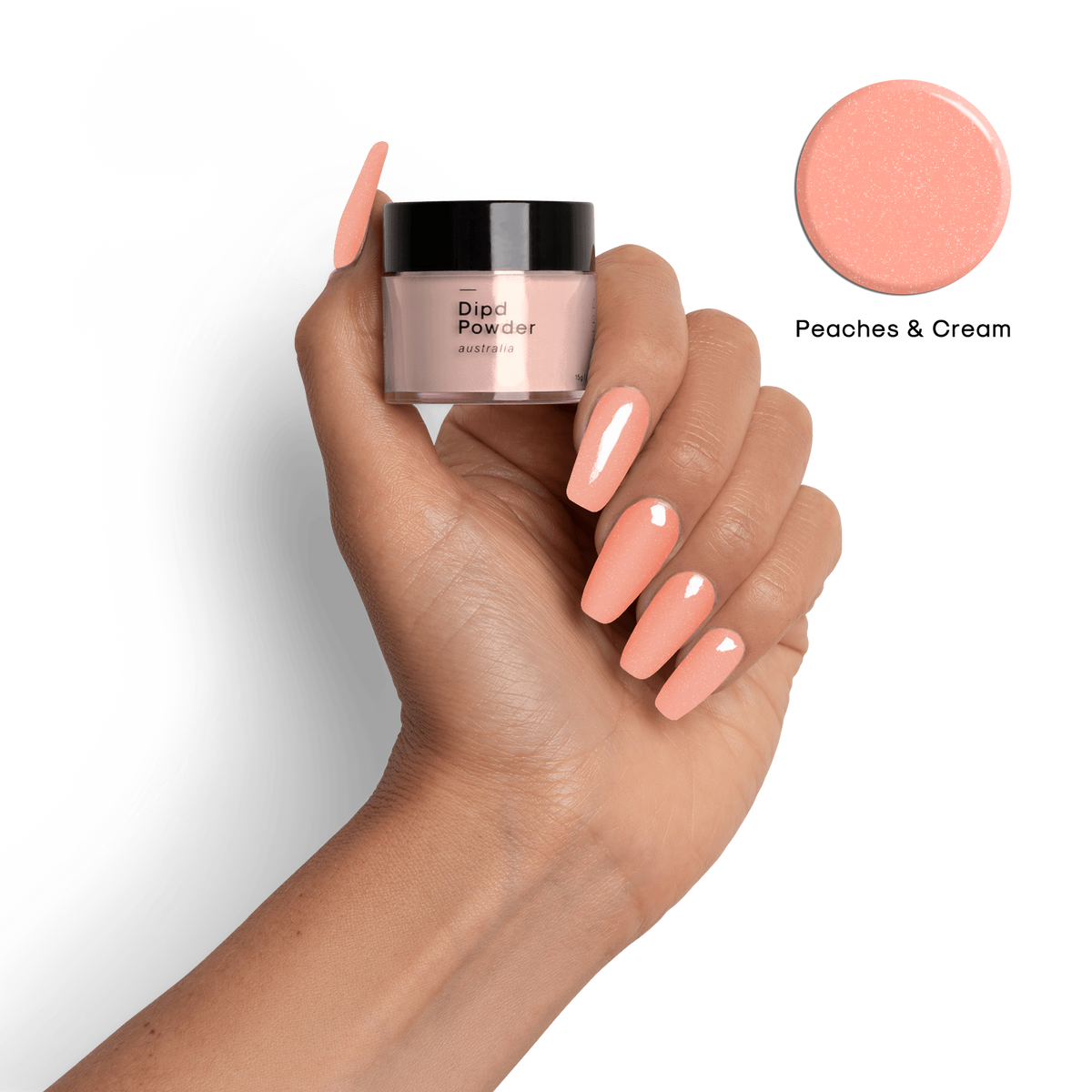 Peaches and Cream - DIPD NAILS
