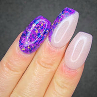 almond blossom shimmer nails