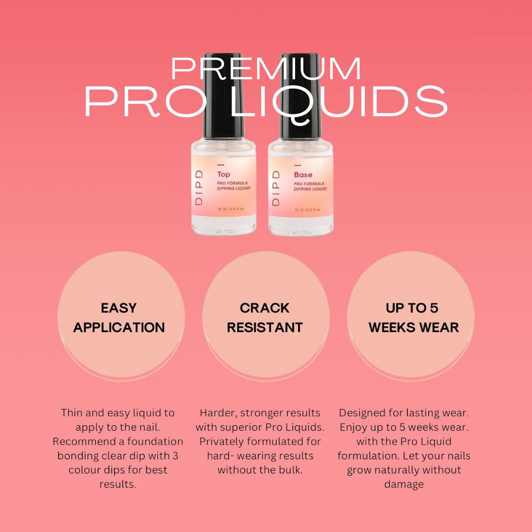 About DIPD Nails pro liquids. Crack resistant dipping liquids for nails