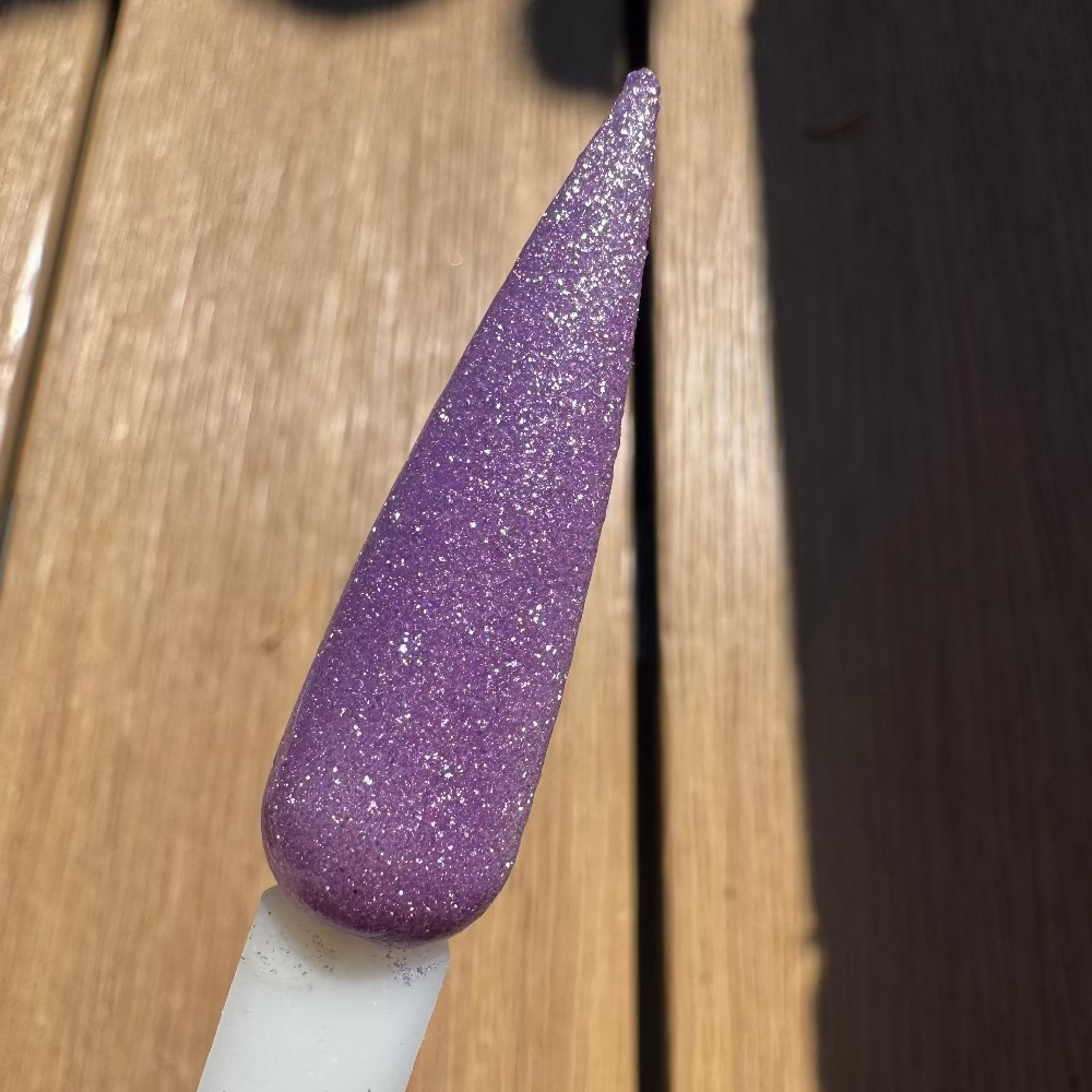 Iris purple shimmer swatch