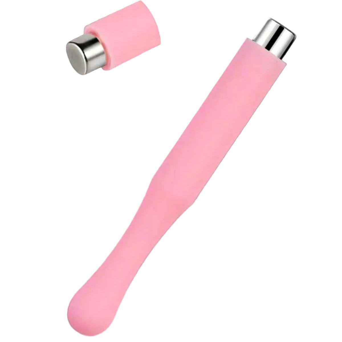Pink magnetic want for dip powder cat eye  nails
