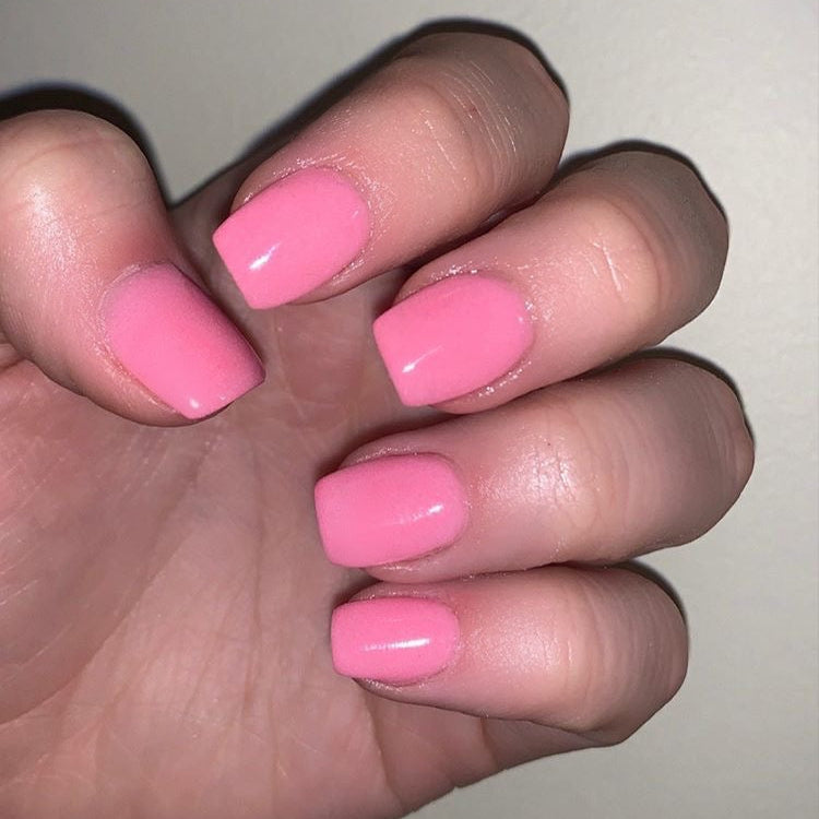 Real customer results using the DIPD Original bestselling Ballerina dip powder colour. A soft medium pink that is elegant and opaque. Australian Made durable dip powder for lasting nails at home.