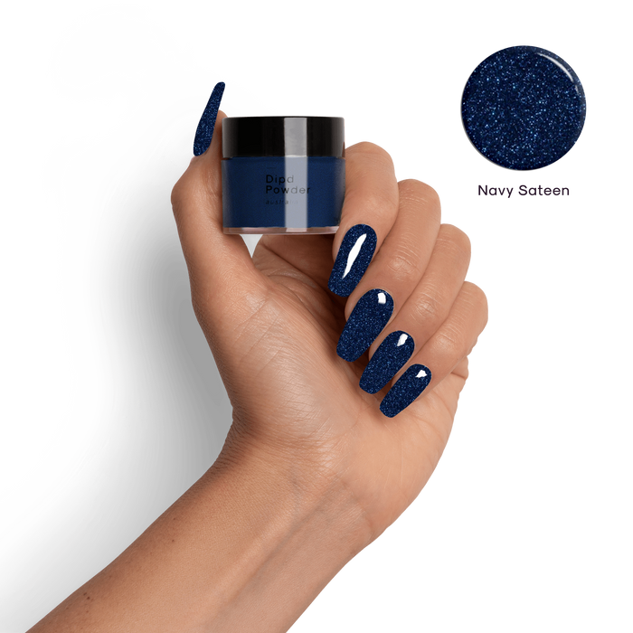 Navy Sateen
