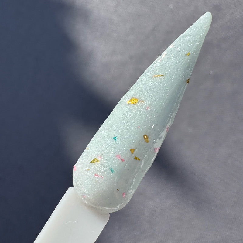 Sage Bloom DIPD from confetti milk collection swatch