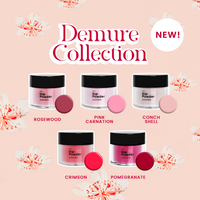 Demure Collection dip nail colours